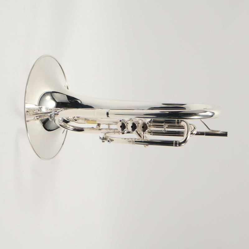 King Model 1121SP 'Ultimate' Professional Marching Mellophone SN 631749 EXCELLENT- for sale at BrassAndWinds.com