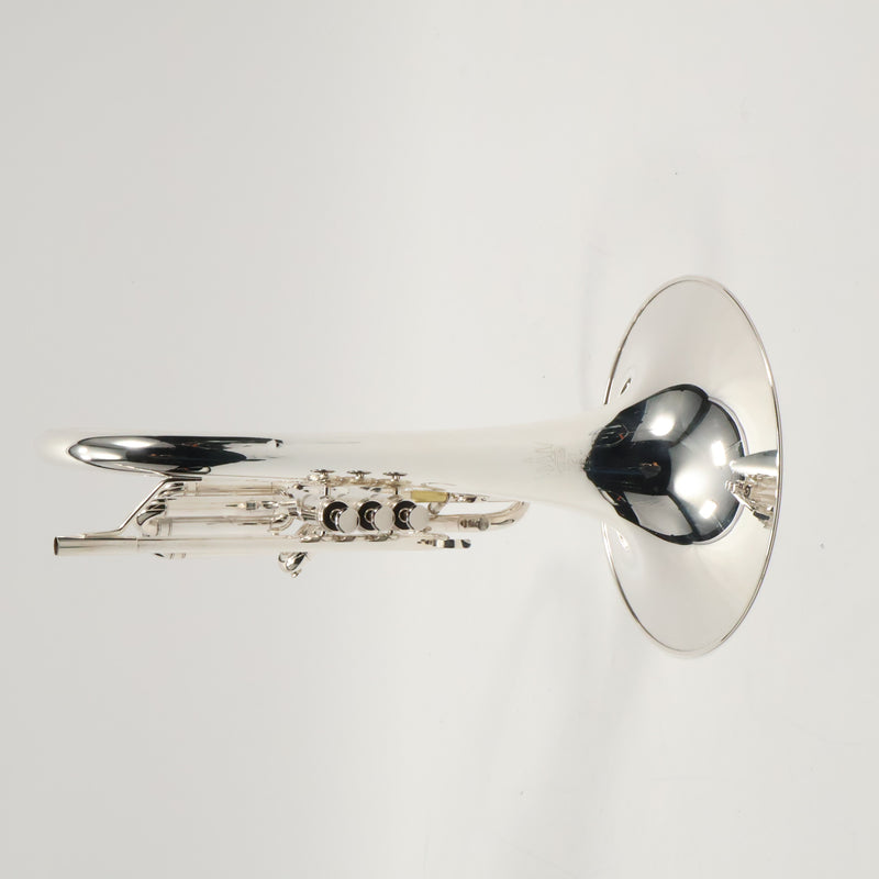 King Model 1121SP 'Ultimate' Professional Marching Mellophone SN 631749 EXCELLENT- for sale at BrassAndWinds.com