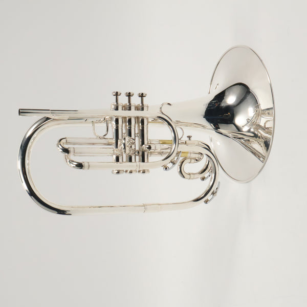 King Model 1121SP 'Ultimate' Professional Marching Mellophone SN 631749 EXCELLENT- for sale at BrassAndWinds.com