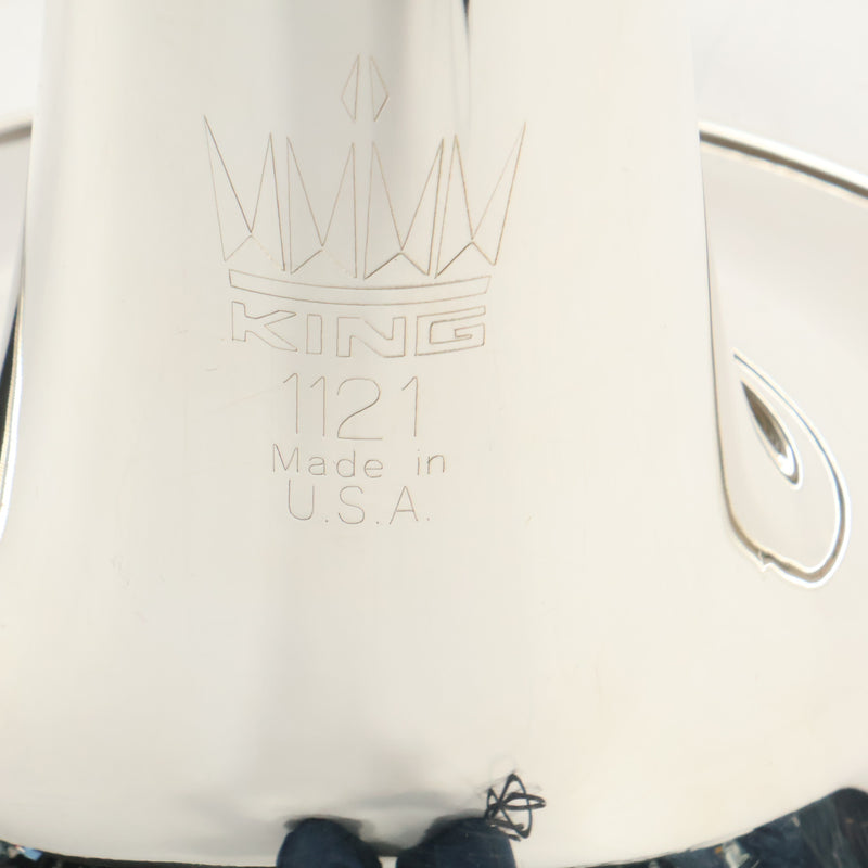 King Model 1121SP 'Ultimate' Professional Marching Mellophone SN 631749 EXCELLENT- for sale at BrassAndWinds.com