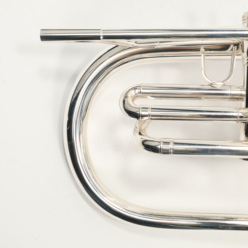 King Model 1121SP 'Ultimate' Professional Marching Mellophone SN 631749 EXCELLENT- for sale at BrassAndWinds.com