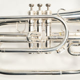 King Model 1121SP 'Ultimate' Professional Marching Mellophone SN 631749 EXCELLENT- for sale at BrassAndWinds.com