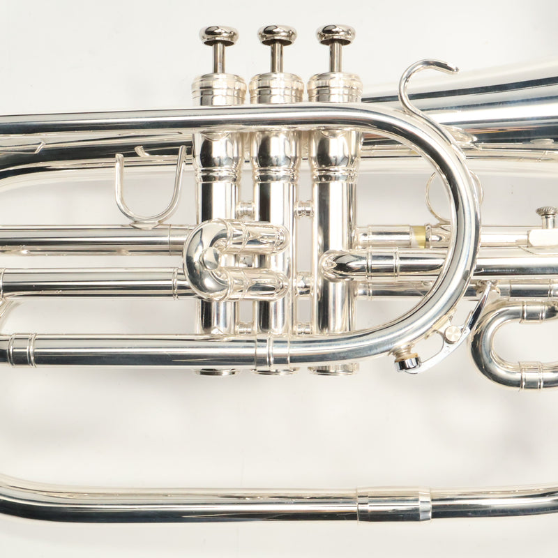 King Model 1121SP 'Ultimate' Professional Marching Mellophone SN 631749 EXCELLENT- for sale at BrassAndWinds.com