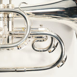 King Model 1121SP 'Ultimate' Professional Marching Mellophone SN 631749 EXCELLENT- for sale at BrassAndWinds.com