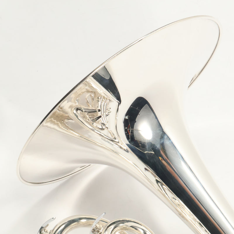 King Model 1121SP 'Ultimate' Professional Marching Mellophone SN 631749 EXCELLENT- for sale at BrassAndWinds.com