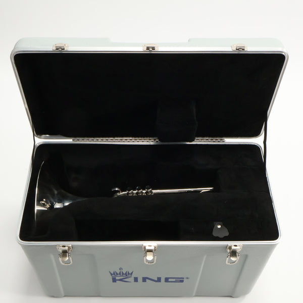 King Model 1121SP 'Ultimate' Professional Marching Mellophone SN 631749 EXCELLENT- for sale at BrassAndWinds.com