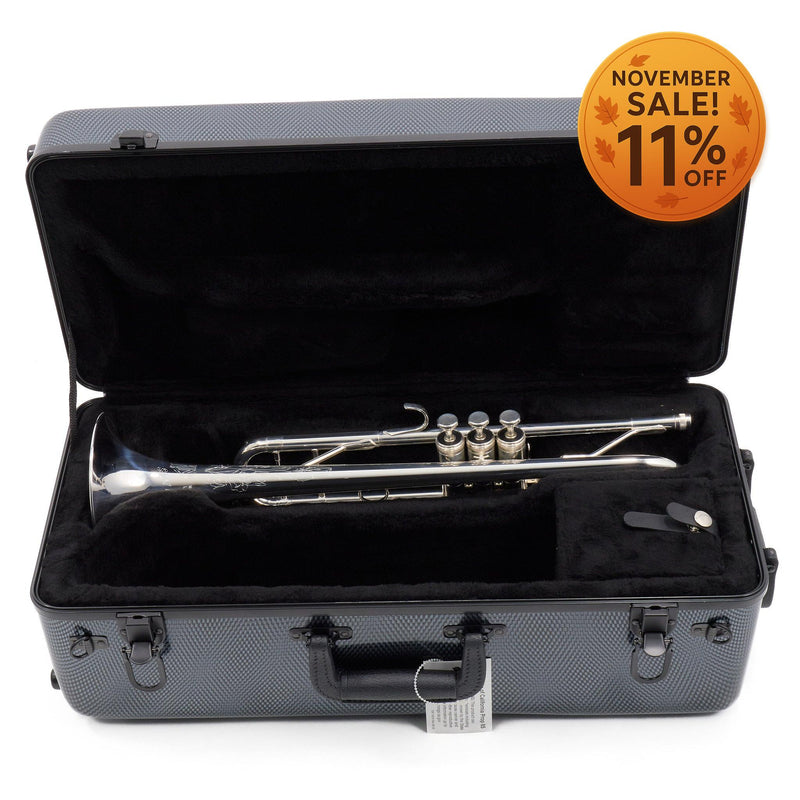 King Model 2055T 'Silver Flair' Intermediate Bb Trumpet SN 659620 OPEN BOX