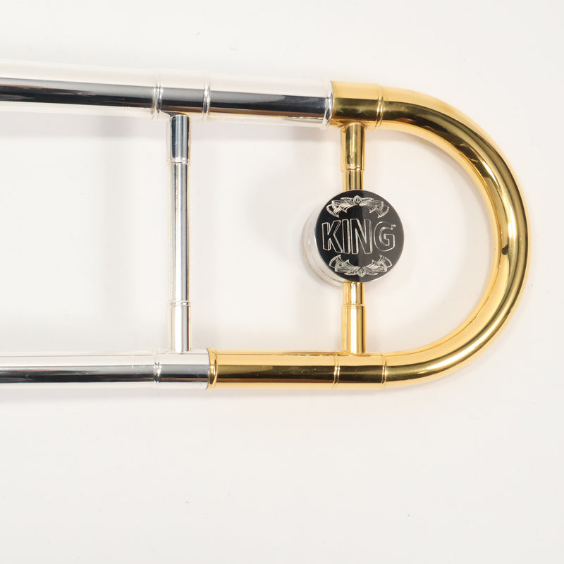 King Model 2BSGX 'Silversonic' Trombone with Solid Silver Bell SN 700155 SUPERB- for sale at BrassAndWinds.com