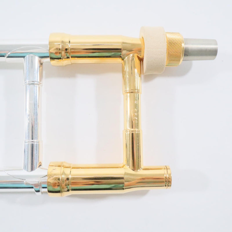 King Model 3BSGX Trombone - Solid Silver Bell/Gold Highlights SN 626381 OPEN BOX- for sale at BrassAndWinds.com