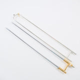 King Model 3BSGX Trombone - Solid Silver Bell/Gold Highlights SN 626381 OPEN BOX- for sale at BrassAndWinds.com