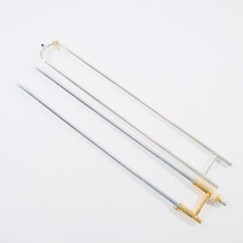 King Model 3BSGX Trombone - Solid Silver Bell/Gold Highlights SN 626381 OPEN BOX- for sale at BrassAndWinds.com