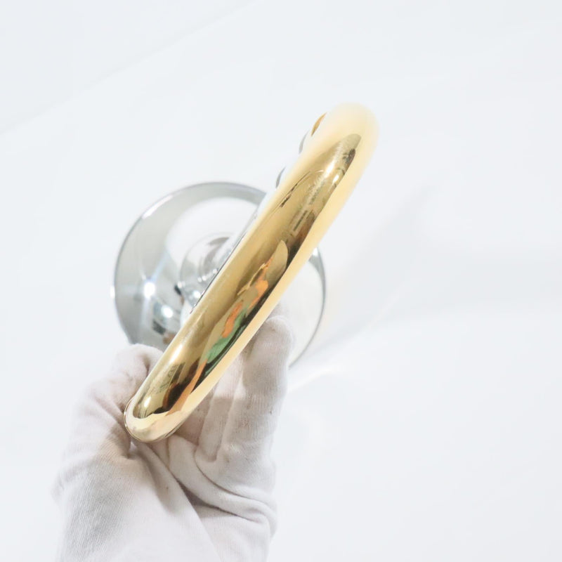 King Model 3BSGX Trombone - Solid Silver Bell/Gold Highlights SN 626381 OPEN BOX- for sale at BrassAndWinds.com
