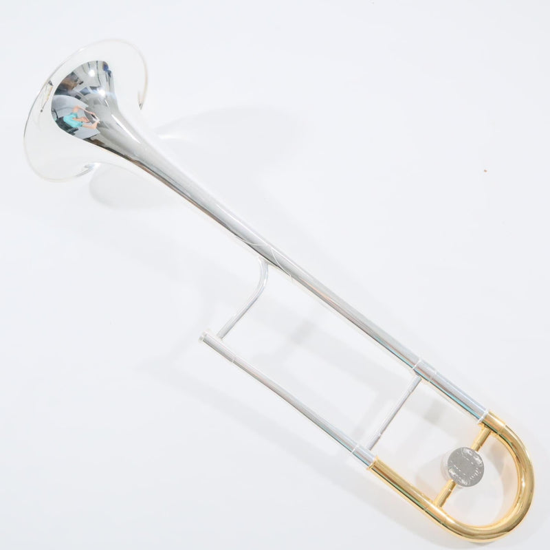 King Model 3BSGX Trombone - Solid Silver Bell/Gold Highlights SN 626381 OPEN BOX- for sale at BrassAndWinds.com