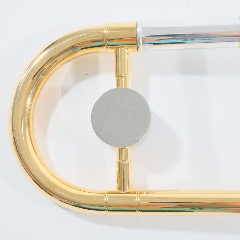 King Model 3BSGX Trombone - Solid Silver Bell/Gold Highlights SN 626381 OPEN BOX- for sale at BrassAndWinds.com
