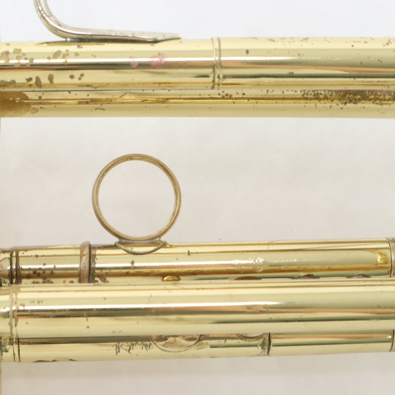 King Model K10 Professional Marching Bb Trumpet SN 429831 GOOD PLAYER- for sale at BrassAndWinds.com
