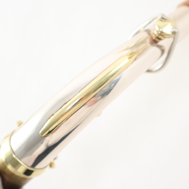 King Super 20 Professional Alto Saxophone with Silver and Brass Necks SN 531167 EXCELLENT- for sale at BrassAndWinds.com