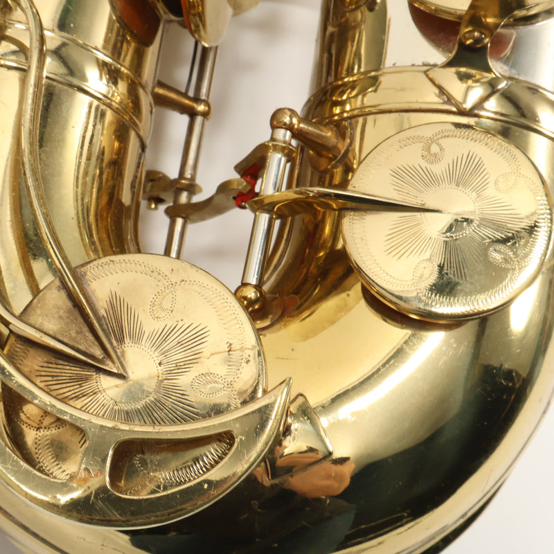 King Super 20 'Silversonic' Tenor Saxophone with Full Pearls SN 298175 RARE- for sale at BrassAndWinds.com