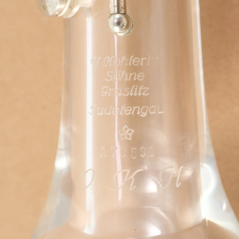 Kohlert Triebert Systeme Lucite English Horn EXTRAORDINARY- for sale at BrassAndWinds.com
