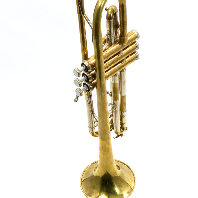 Larson Brasswerks Bb Trumpet in Unlacquered Finish SN 103431 EXCELLENT- for sale at BrassAndWinds.com