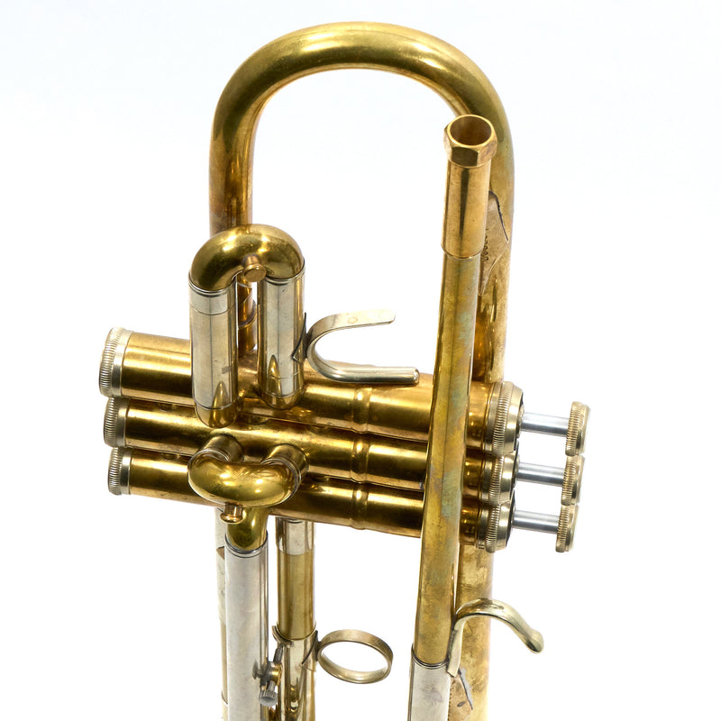 Larson Brasswerks Bb Trumpet in Unlacquered Finish SN 103431 EXCELLENT- for sale at BrassAndWinds.com