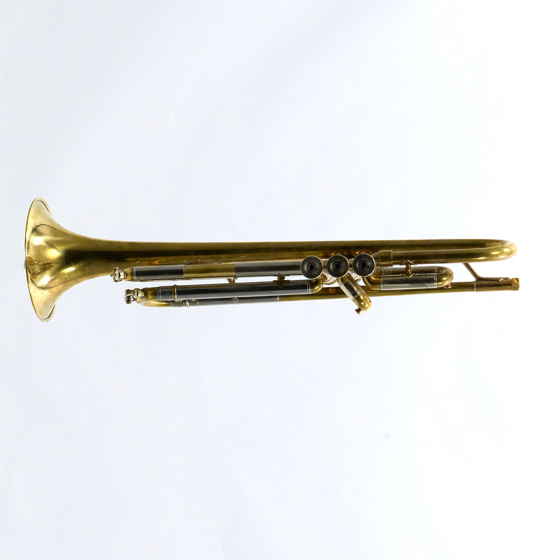 Larson Brasswerks Bb Trumpet in Unlacquered Finish SN 103431 EXCELLENT- for sale at BrassAndWinds.com