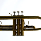 Larson Brasswerks Bb Trumpet in Unlacquered Finish SN 103431 EXCELLENT- for sale at BrassAndWinds.com