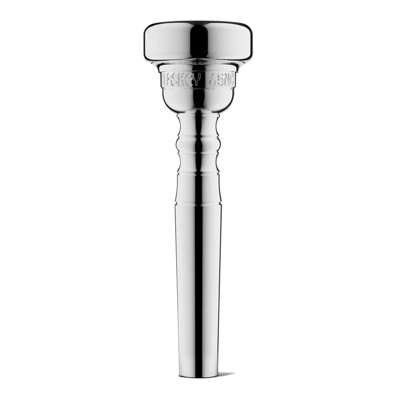 Laskey 65MC Classic Trumpet Mouthpiece in Silver Plate - Standard Shank BRAND NEW- for sale at BrassAndWinds.com