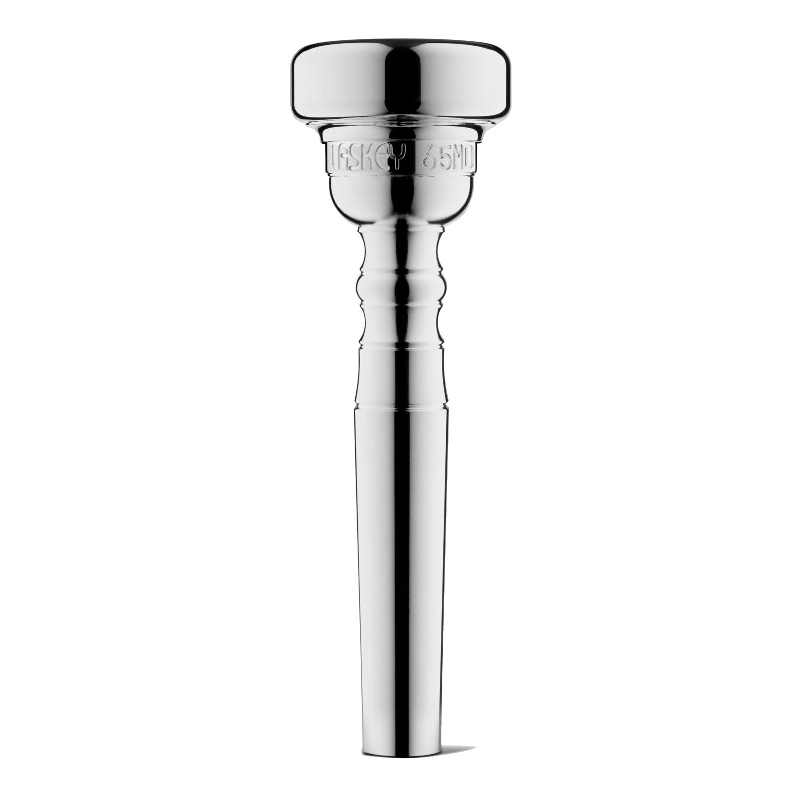 Laskey 65MD Classic Trumpet Mouthpiece in Silver Plate - Standard Shank