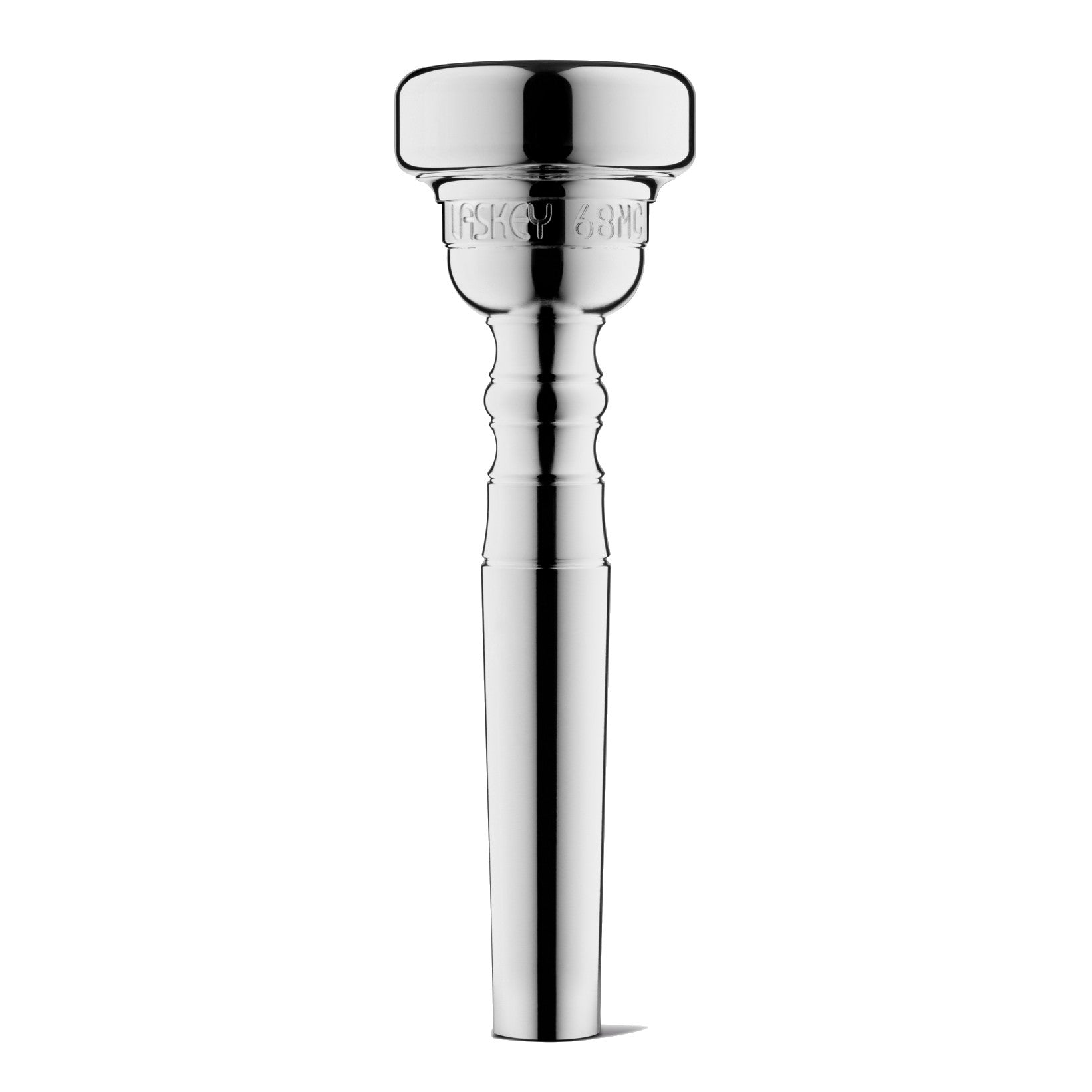 Laskey 68MC Classic Trumpet Mouthpiece in Silver Plate - Standard Shank