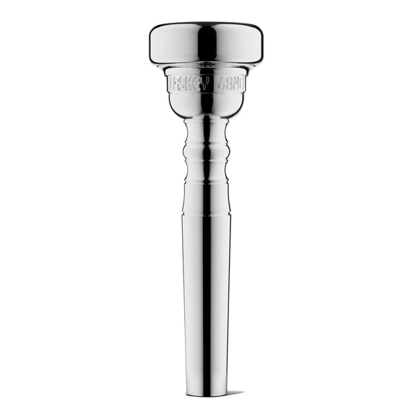 Laskey 68MD Classic Trumpet Mouthpiece in Silver Plate - Standard Shank BRAND NEW- for sale at BrassAndWinds.com