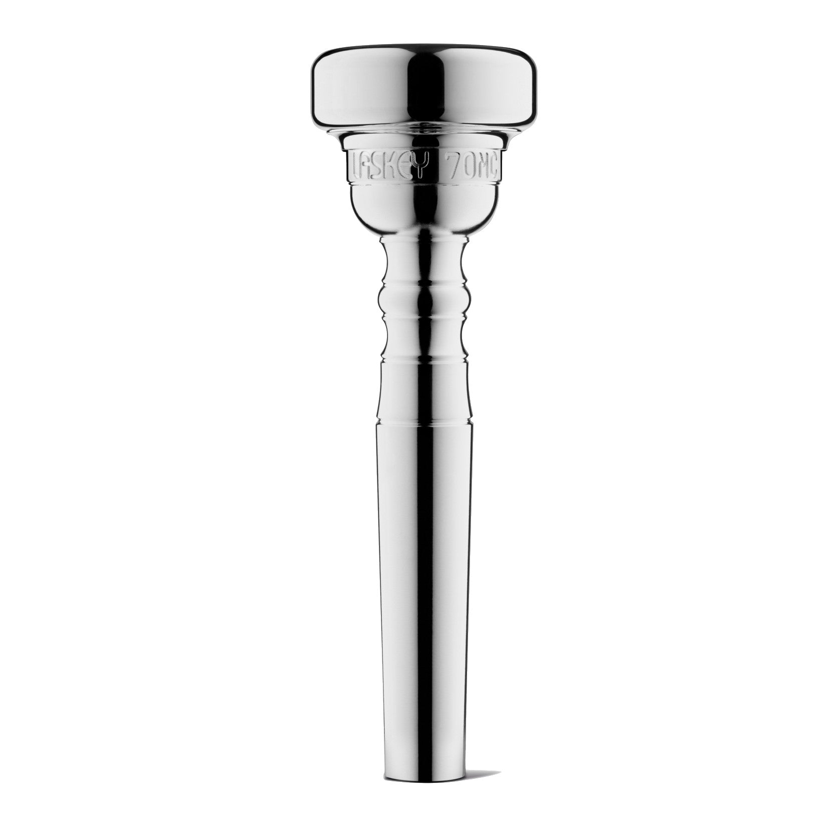 Laskey 70MC Classic Trumpet Mouthpiece in Silver Plate - Standard Shank