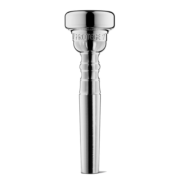 Laskey Protégé 7 Trumpet Mouthpiece in Silver Plate - Standard Shank BRAND NEW- for sale at BrassAndWinds.com