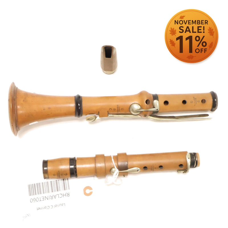 Lauriol Boxwood C Clarinet, 19th Century HISTORIC COLLECTION