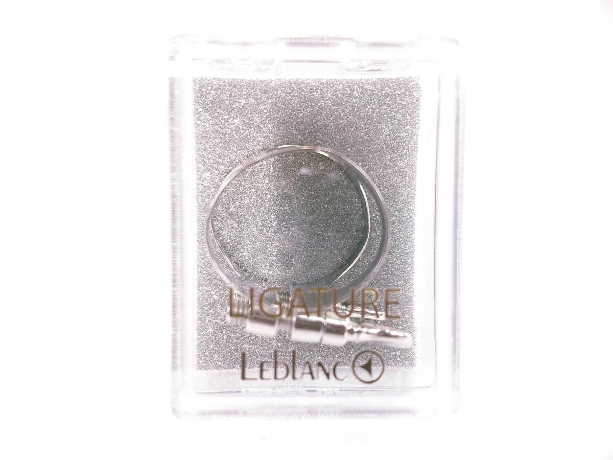 Leblanc Model 2204S Streamlined Alto Saxophone Ligature in Nickel Plate