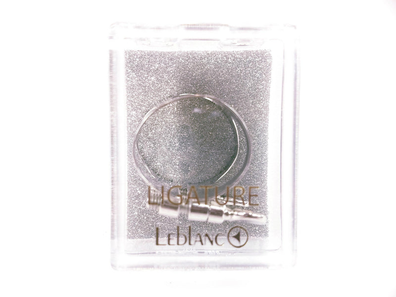 Leblanc Model 2204S Streamlined Alto Saxophone Ligature in Nickel Plate