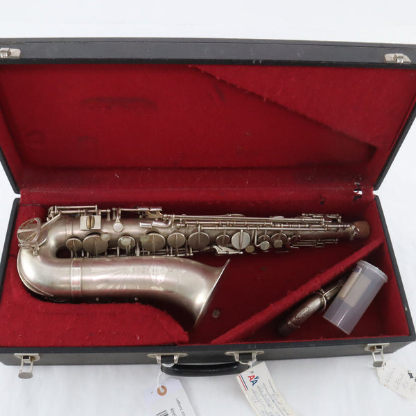 Leblanc Semi-Rationale Alto Saxophone in Satin Silver SN 26 HISTORIC COLLECTION- for sale at BrassAndWinds.com