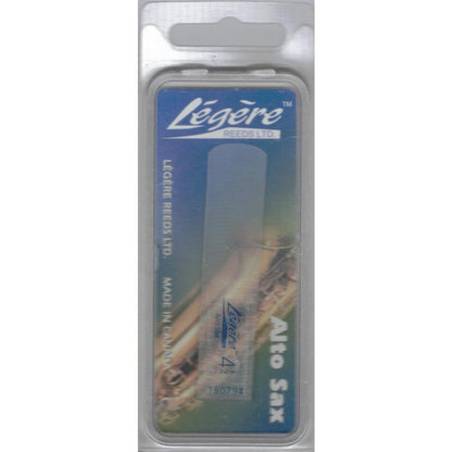 Legere L321706 Synthetic Alto Saxophone Reed - Strength 4.25