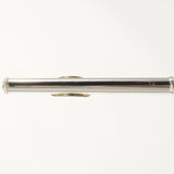 Lillian Burkart Elite 595 Platinum Silver Handmade Flute SN 709 EXQUISITE- for sale at BrassAndWinds.com