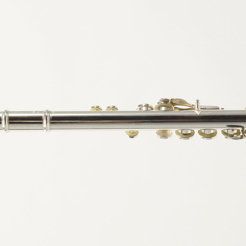 Lillian Burkart Elite 595 Platinum Silver Handmade Flute SN 709 EXQUISITE- for sale at BrassAndWinds.com
