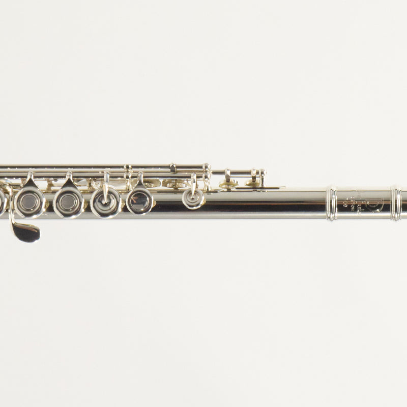 Lillian Burkart Elite 595 Platinum Silver Handmade Flute SN 709 EXQUISITE- for sale at BrassAndWinds.com