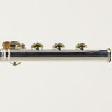 Lillian Burkart Elite 595 Platinum Silver Handmade Flute SN 709 EXQUISITE- for sale at BrassAndWinds.com