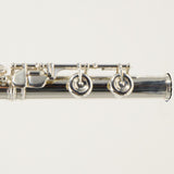 Lillian Burkart Elite 595 Platinum Silver Handmade Flute SN 709 EXQUISITE- for sale at BrassAndWinds.com