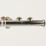 Lillian Burkart Elite 595 Platinum Silver Handmade Flute SN 709 EXQUISITE- for sale at BrassAndWinds.com