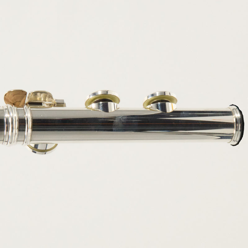 Lillian Burkart Elite 595 Platinum Silver Handmade Flute SN 709 EXQUISITE- for sale at BrassAndWinds.com