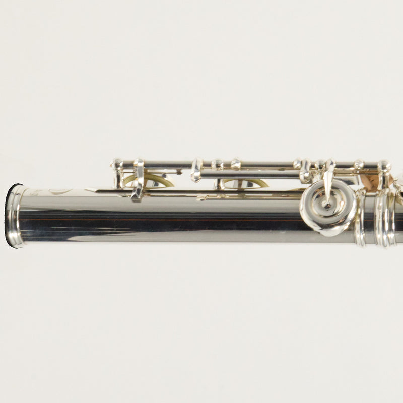 Lillian Burkart Elite 595 Platinum Silver Handmade Flute SN 709 EXQUISITE- for sale at BrassAndWinds.com
