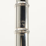 Lillian Burkart Elite 595 Platinum Silver Handmade Flute SN 709 EXQUISITE- for sale at BrassAndWinds.com