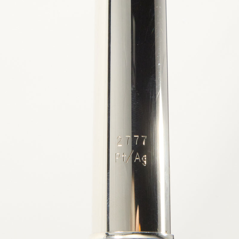 Lillian Burkart Elite 595 Platinum Silver Handmade Flute SN 709 EXQUISITE- for sale at BrassAndWinds.com