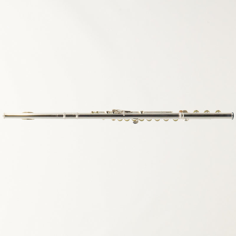 Lillian Burkart Elite 595 Platinum Silver Handmade Flute SN 709 EXQUISITE- for sale at BrassAndWinds.com