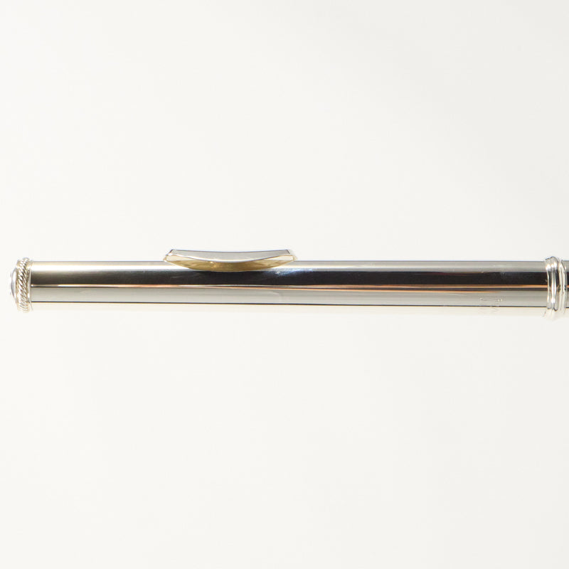 Lillian Burkart Elite 595 Platinum Silver Handmade Flute SN 709 EXQUISITE- for sale at BrassAndWinds.com