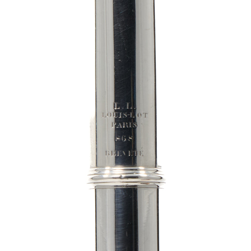 Louis Lot Handmade Solid Silver French Flute SN 865 EXTRAORDINARY- for sale at BrassAndWinds.com